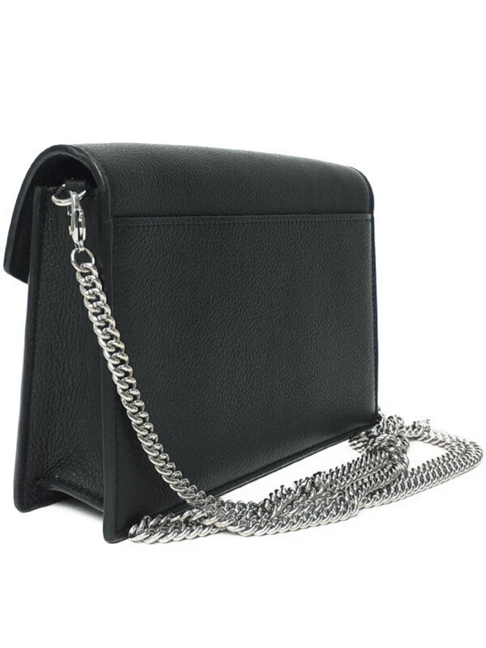 Louis Vuitton Chain Lockme Bag Pochette Black